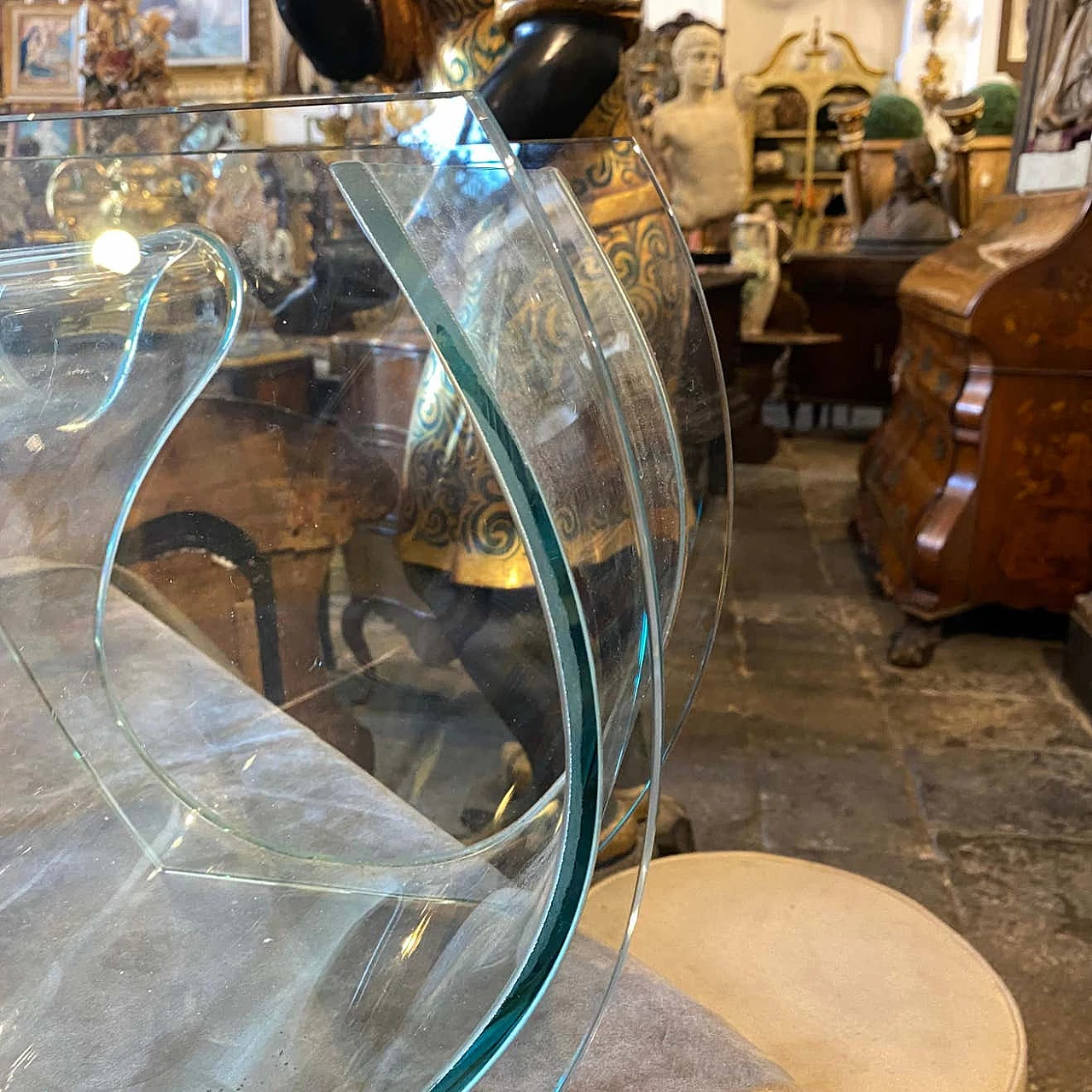 Modernist vase in glass, 80s 1310852