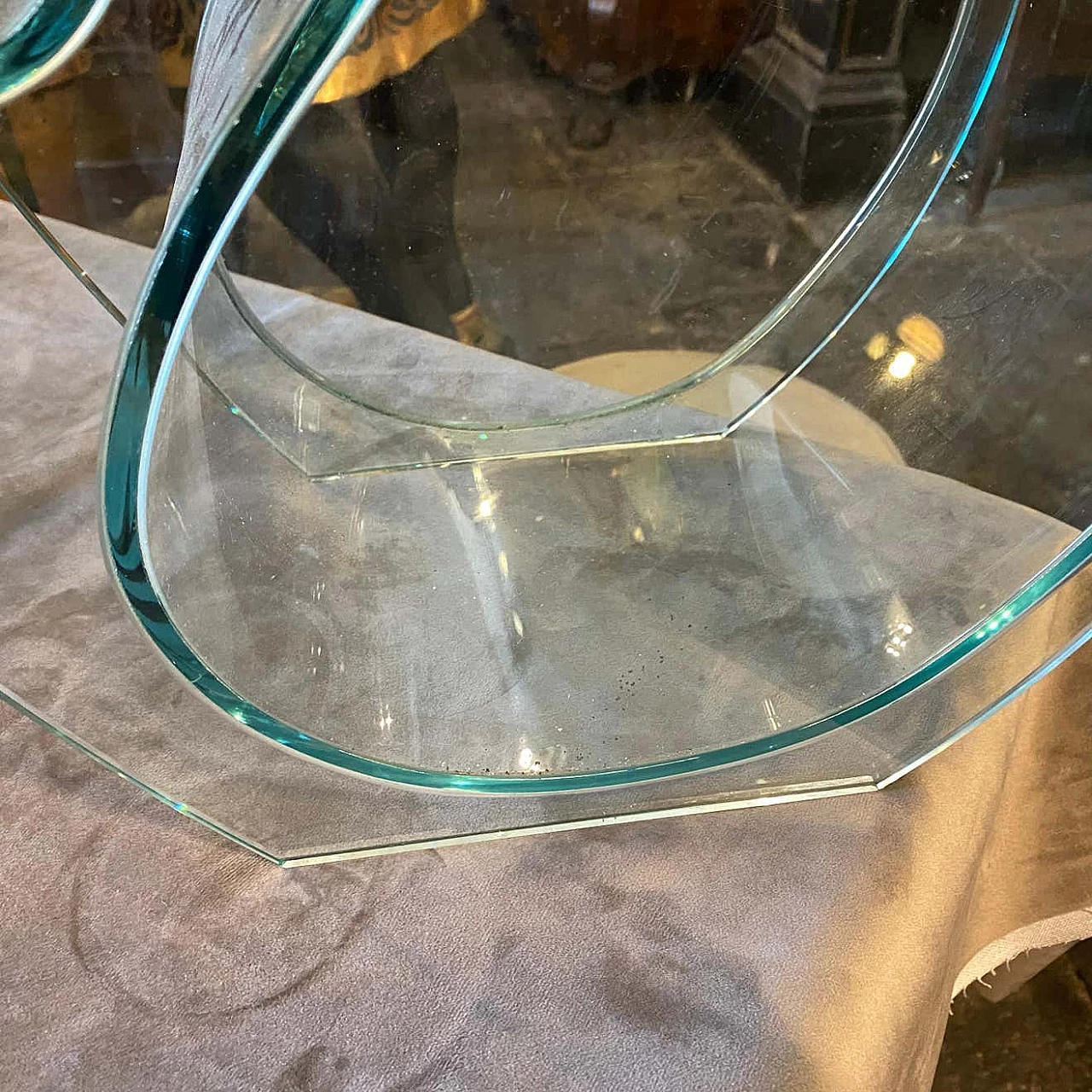 Modernist vase in glass, 80s 1310857
