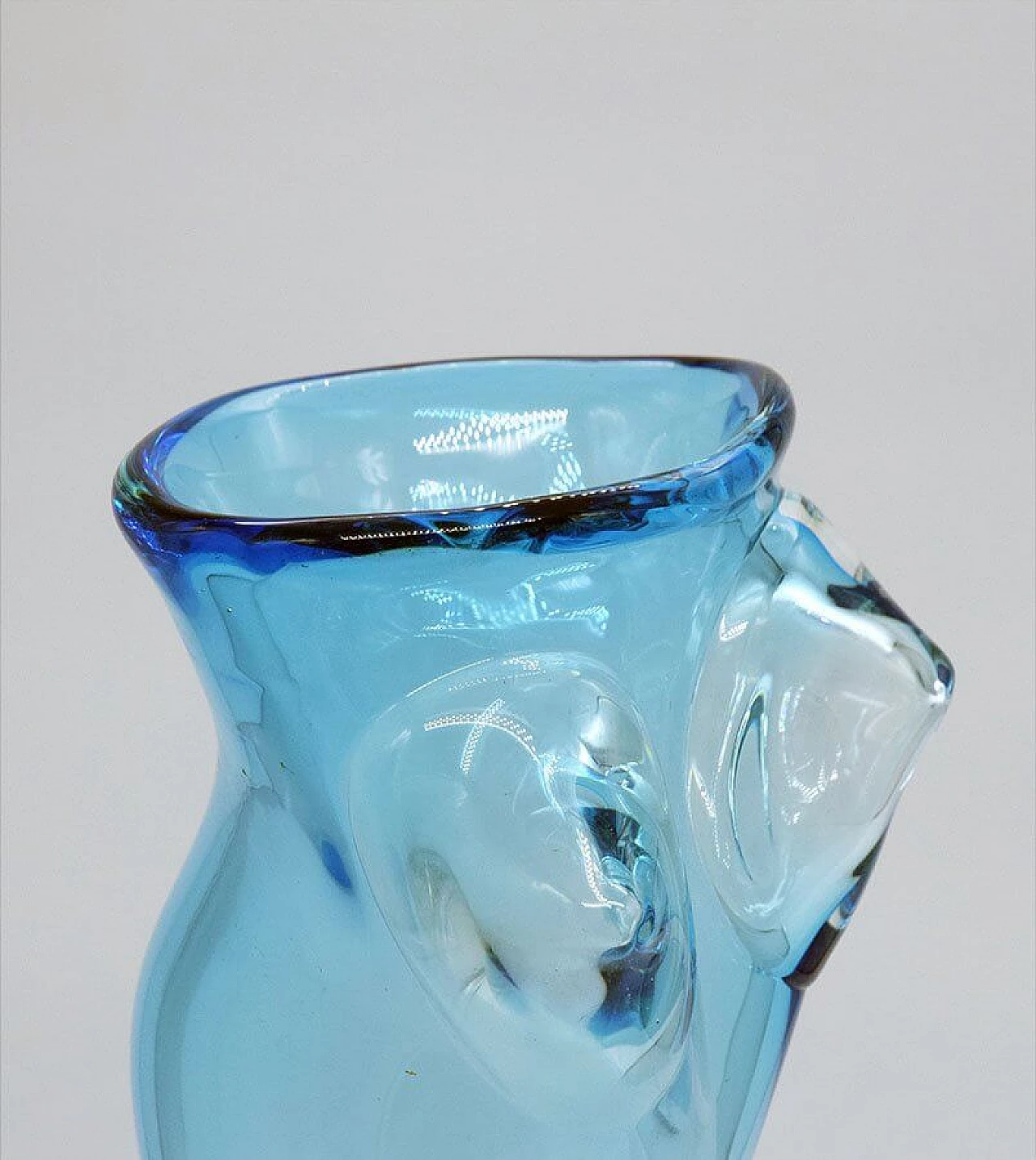 Vase in Murano glass depicting a woman by Stefano Toso, 70s 1310890