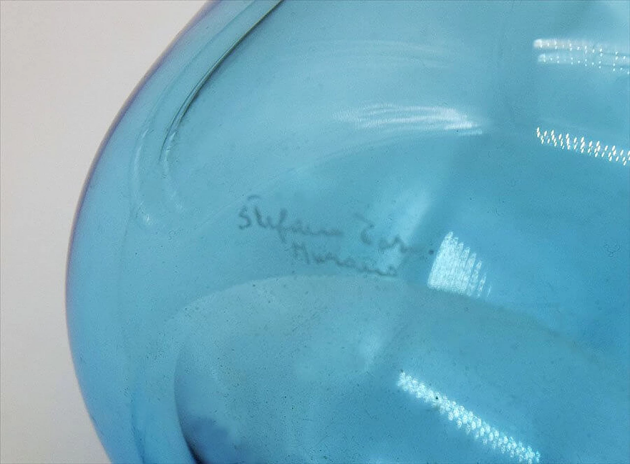 Vaso in vetro di Murano raffigurante una donna di Stefano Toso, anni '70 1310892