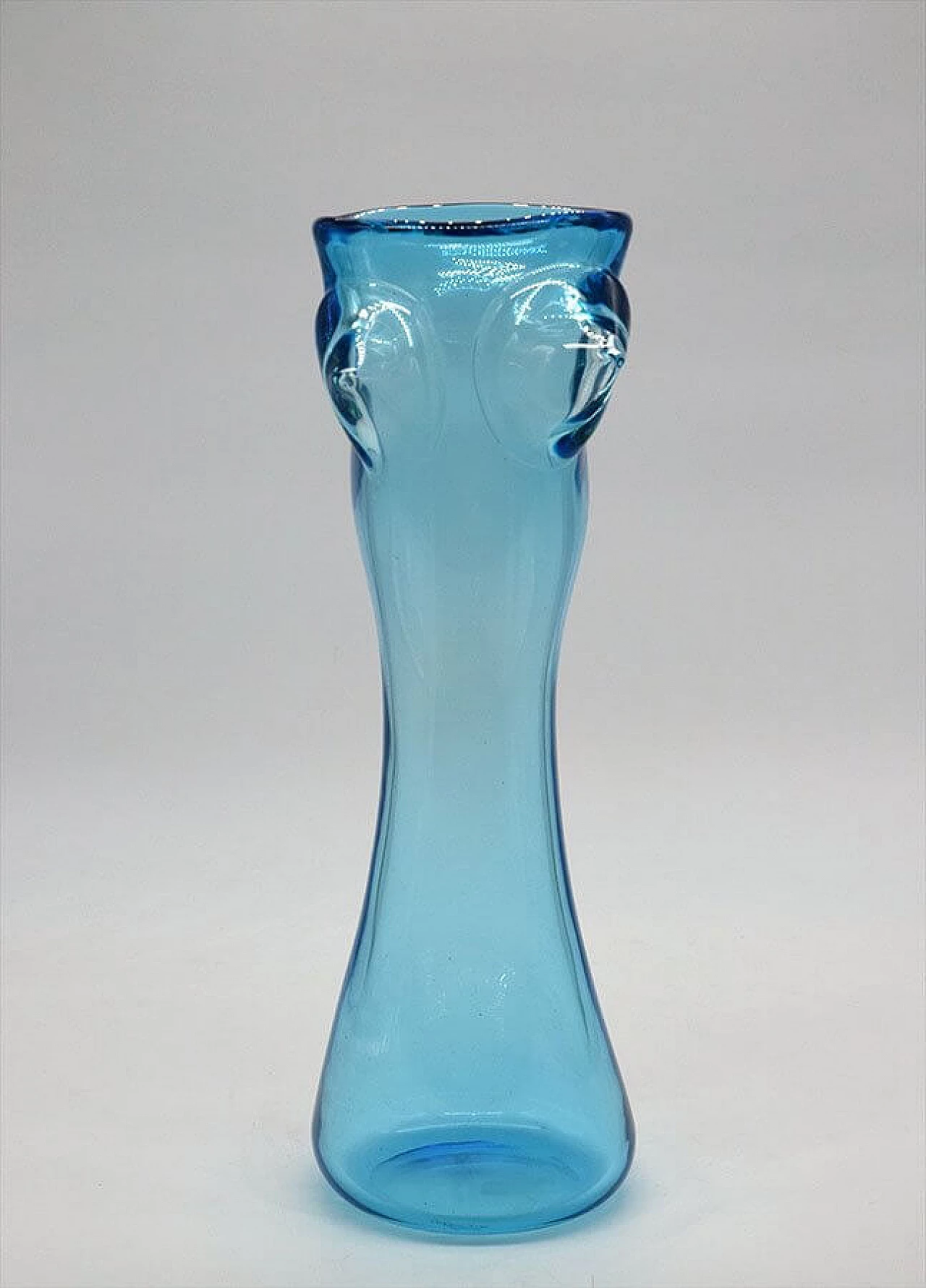 Vase in Murano glass depicting a woman by Stefano Toso, 70s 1310893