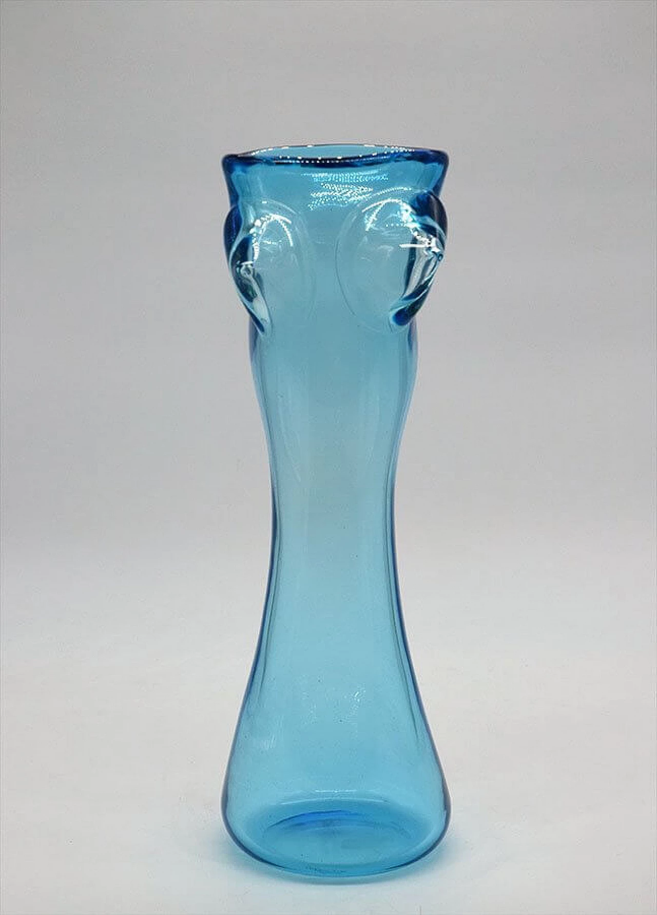 Vaso in vetro di Murano raffigurante una donna di Stefano Toso, anni '70 1310893