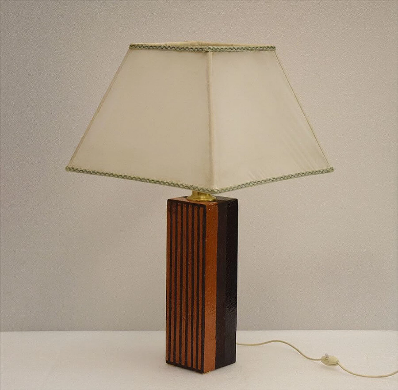 Table lamp in ceramic by Bitossi for Raymor, 60s 1310897