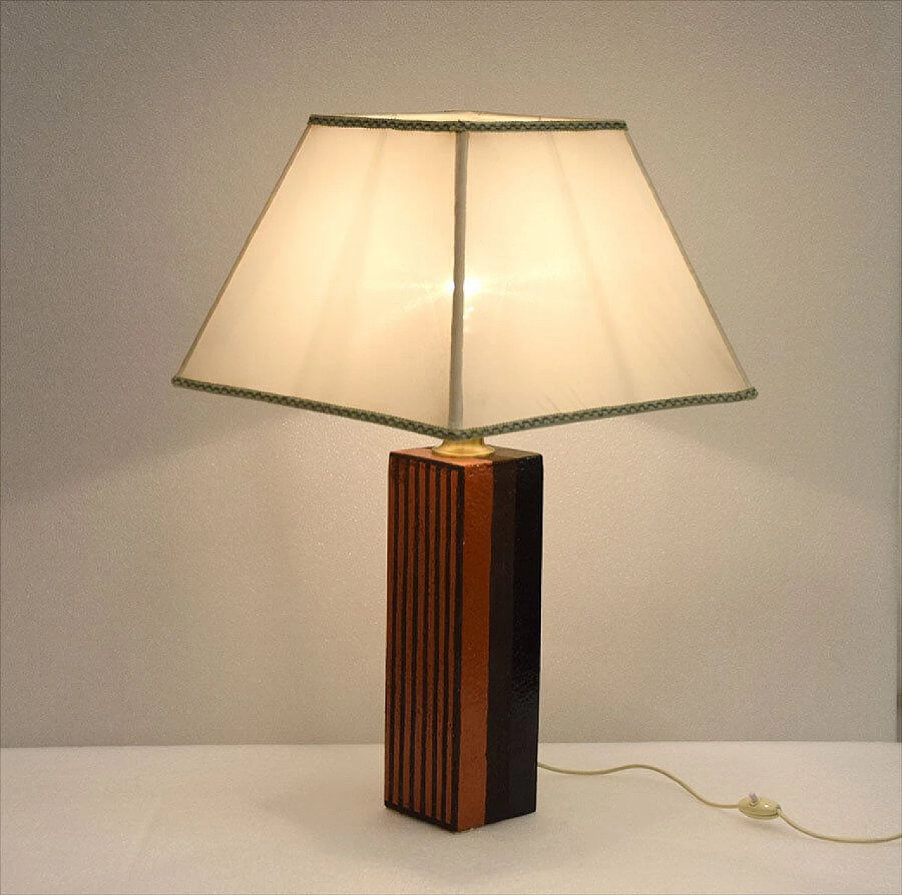 Table lamp in ceramic by Bitossi for Raymor, 60s 1310898