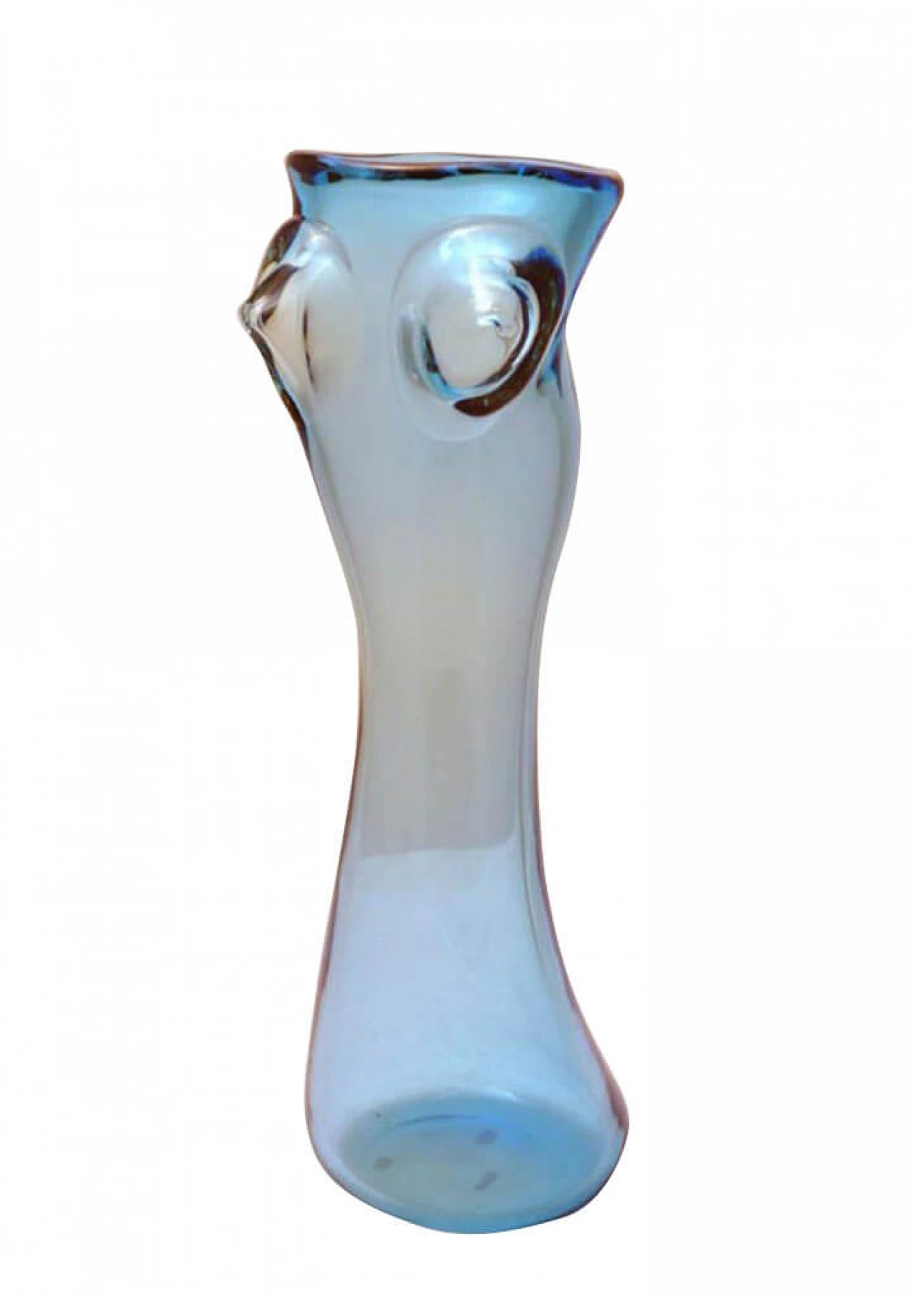 Vaso in vetro di Murano raffigurante una donna di Stefano Toso, anni '70 1310939