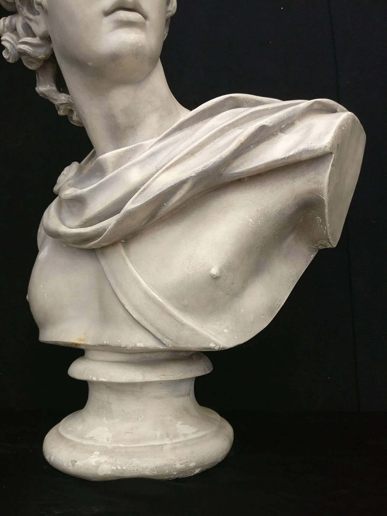 Busto in gesso raffigurante Dio Apollo, '800 1311101
