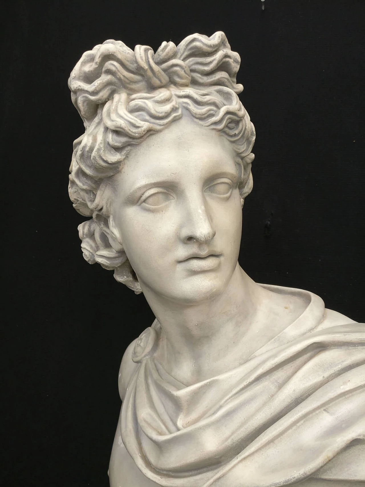Busto in gesso raffigurante Dio Apollo, '800 1311102