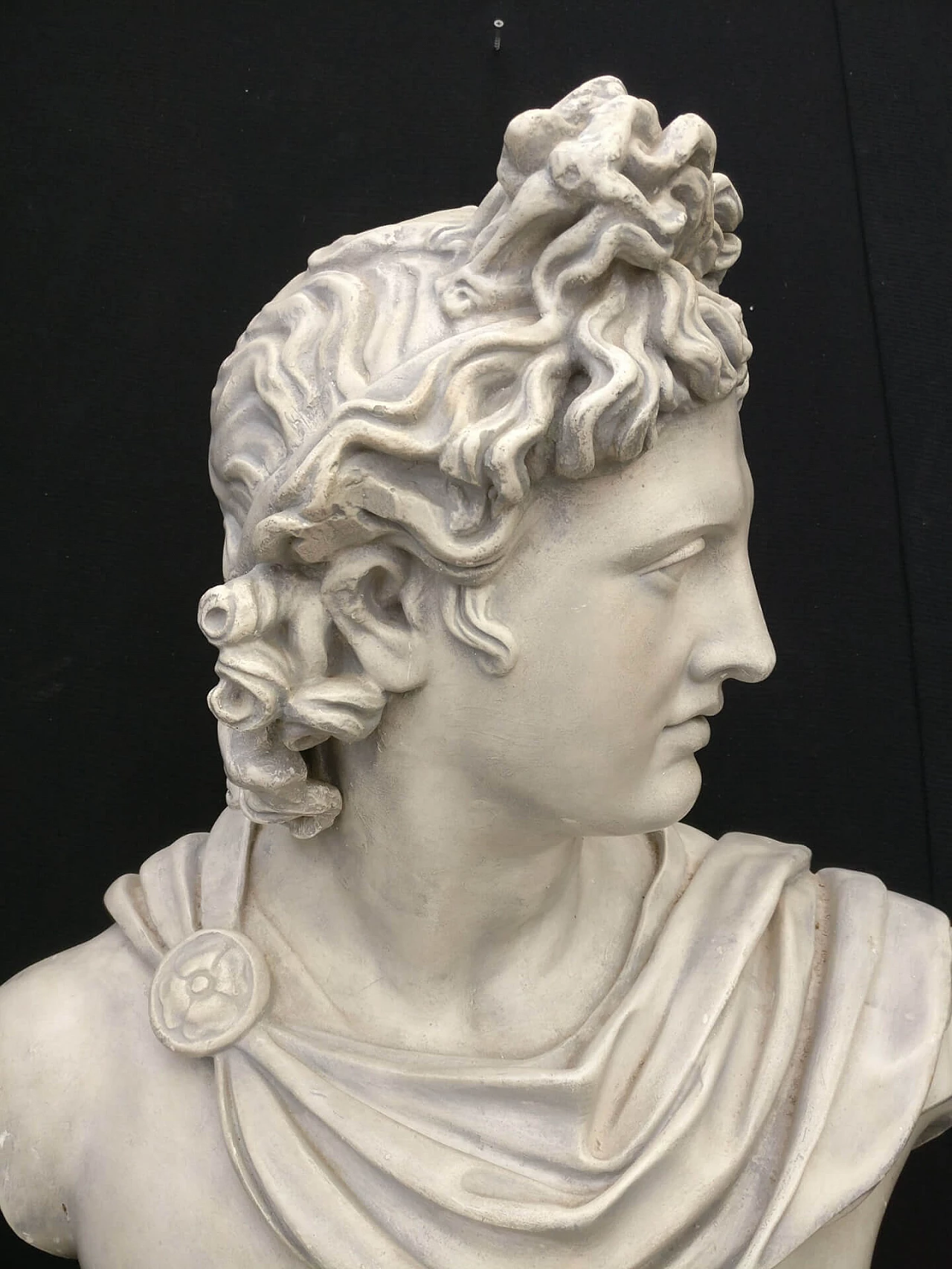 Busto in gesso raffigurante Dio Apollo, '800 1311103