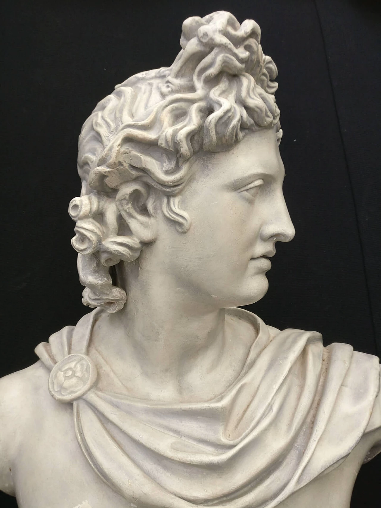 Busto in gesso raffigurante Dio Apollo, '800 1311105