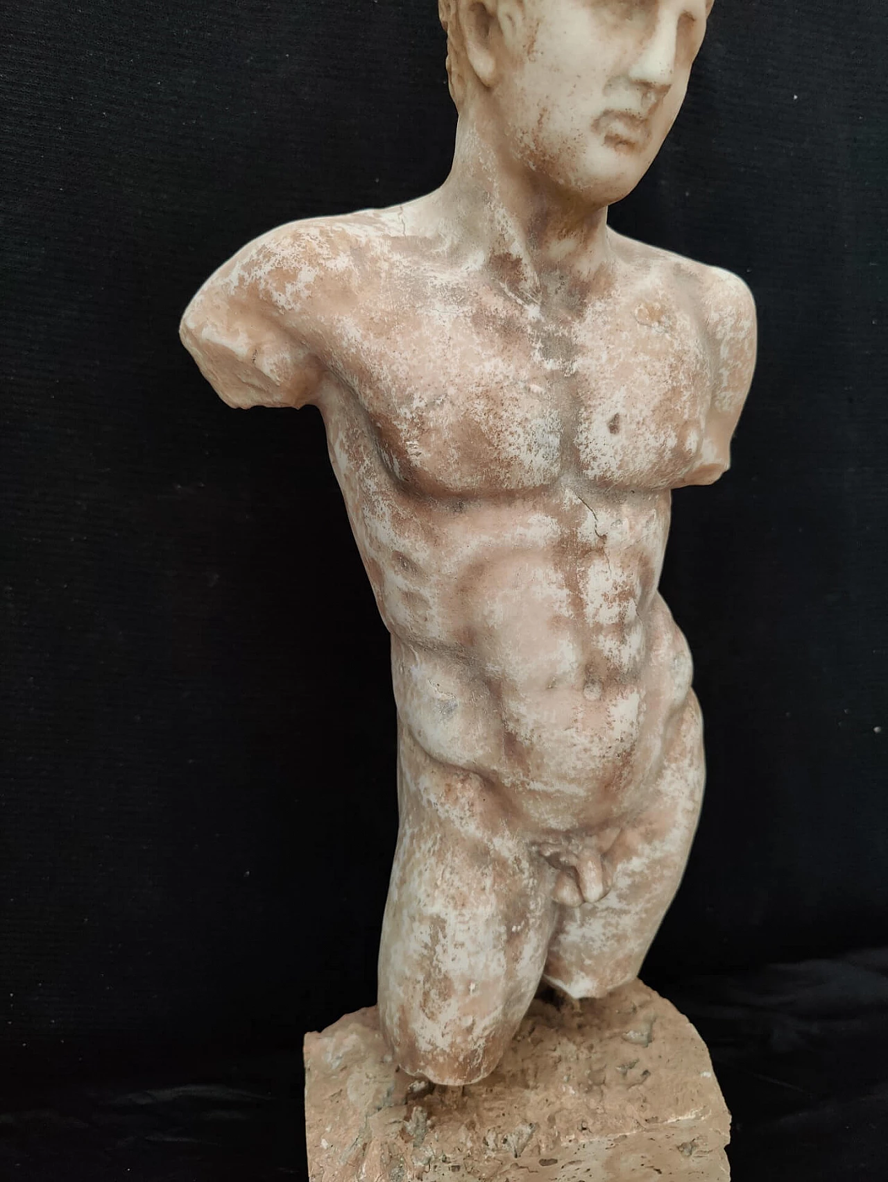 Torso maschile in polvere di marmo, anni '20 1311127