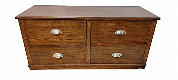 Ministerial chest of drawers in oak, 1950s