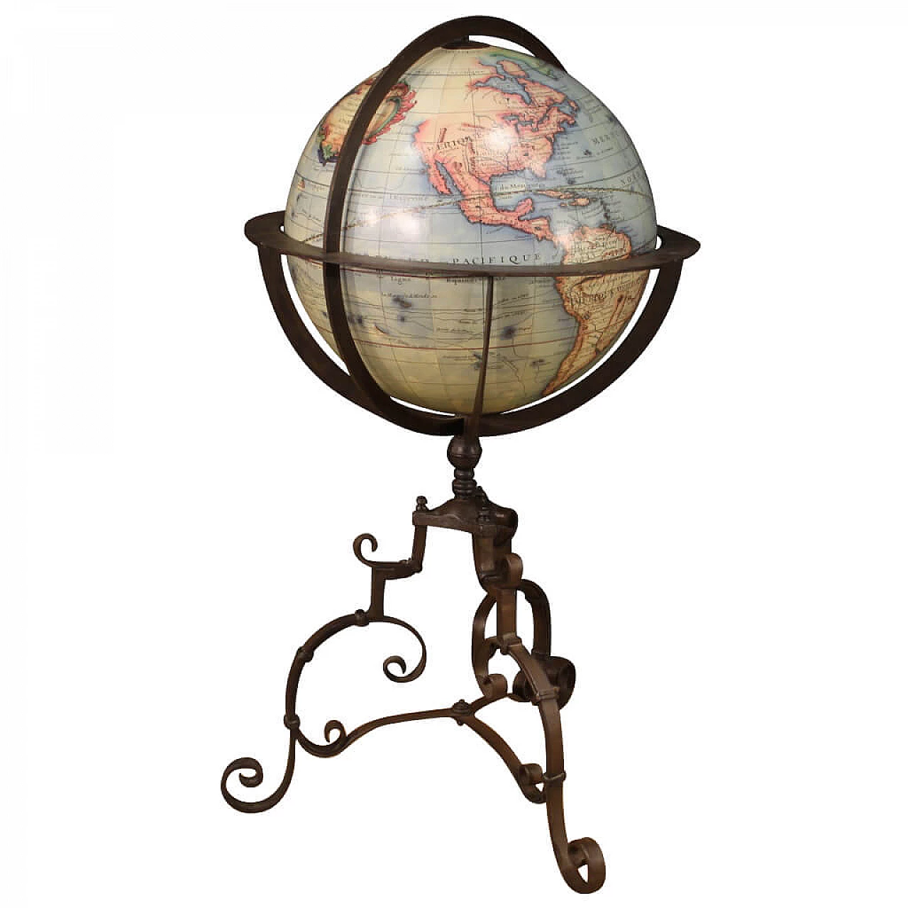 Mappamondo in ferro battuto 1311514