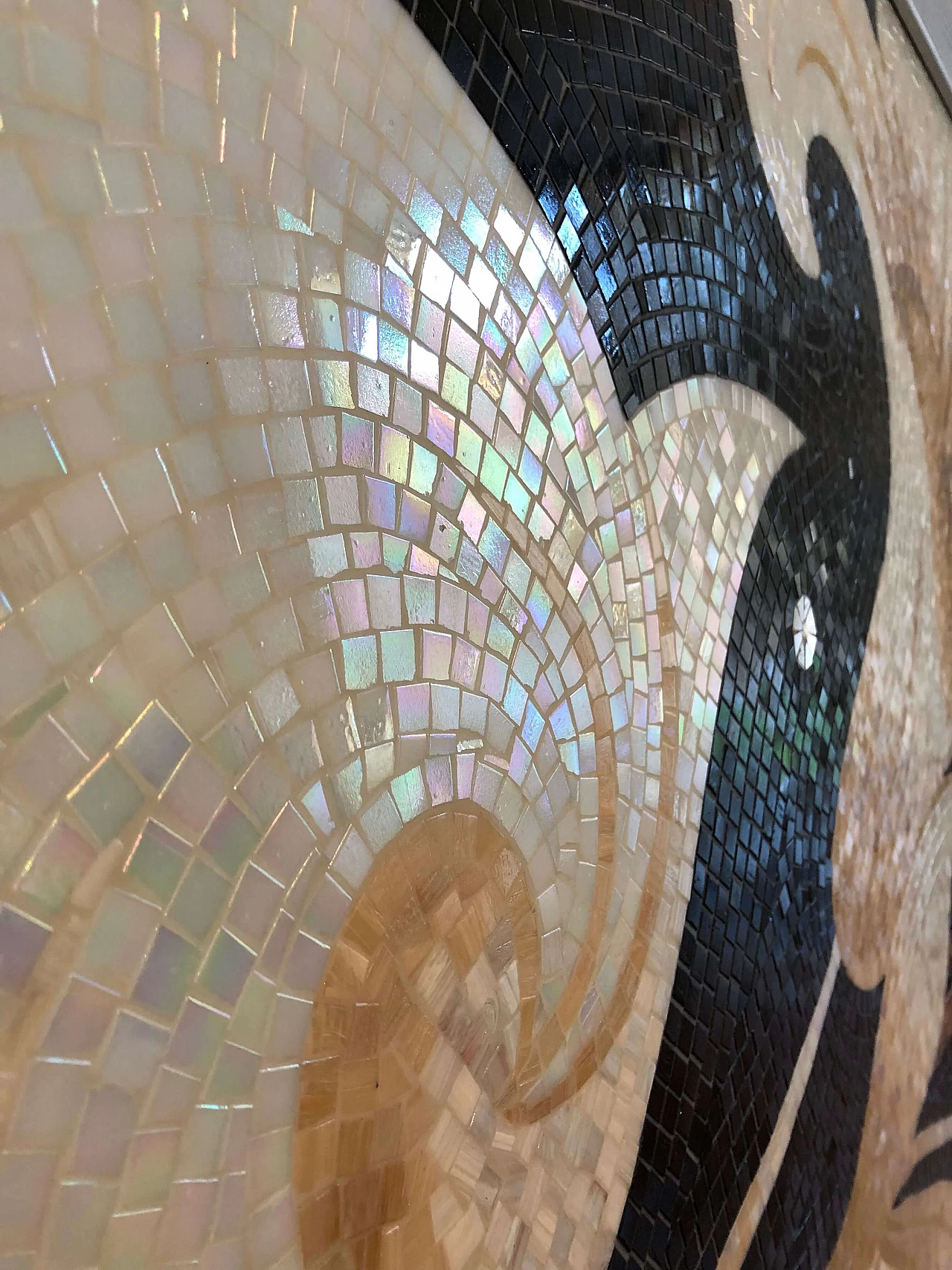 Mosaico floreale in vetro, marmo e madreperla 1311760