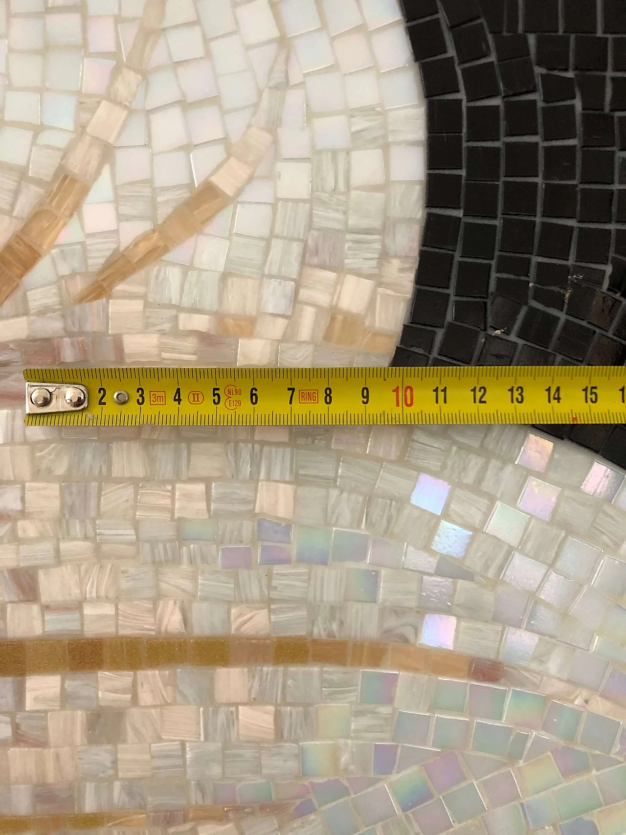 Mosaico floreale in vetro, marmo e madreperla 1311761