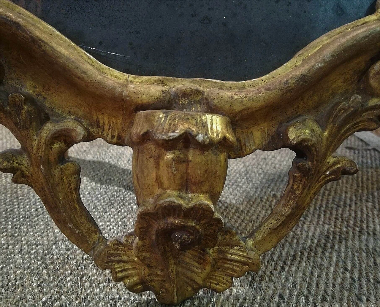 Coppia di specchiere in legno dorato, fine '800 1312226