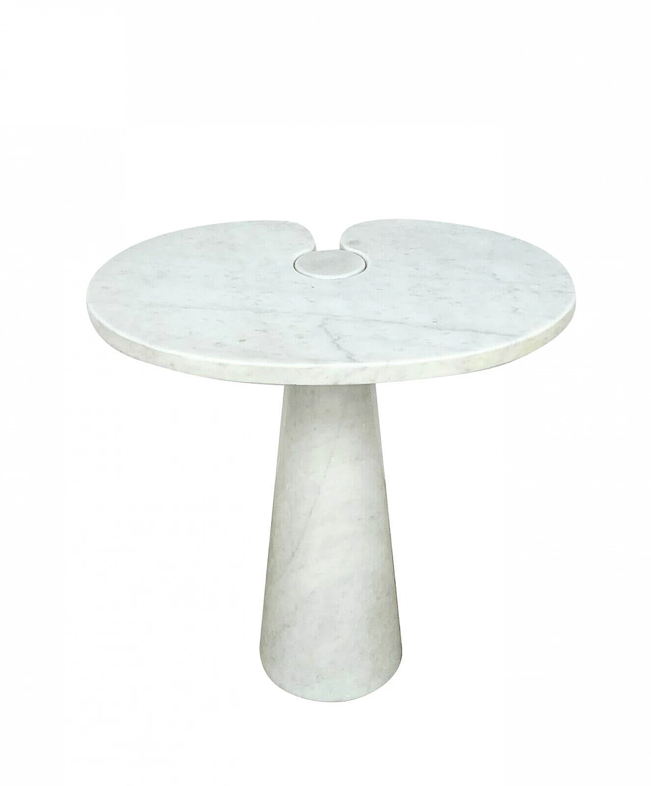 Eros side table in Carrara marble by Angelo Mangiarotti for Skipper, 70s 1312406
