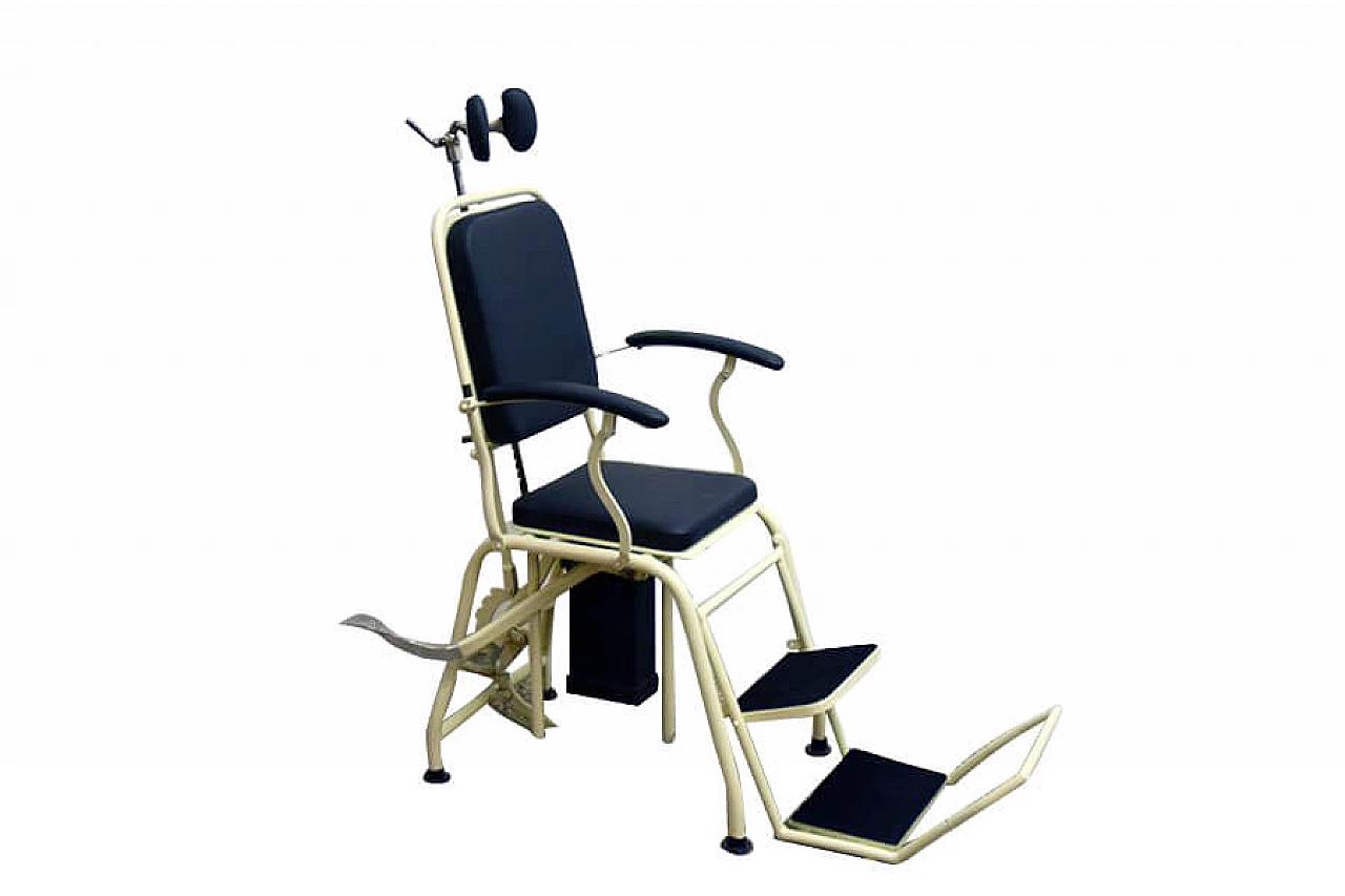 Adjustable dentist chair in metal, 40s 1312744