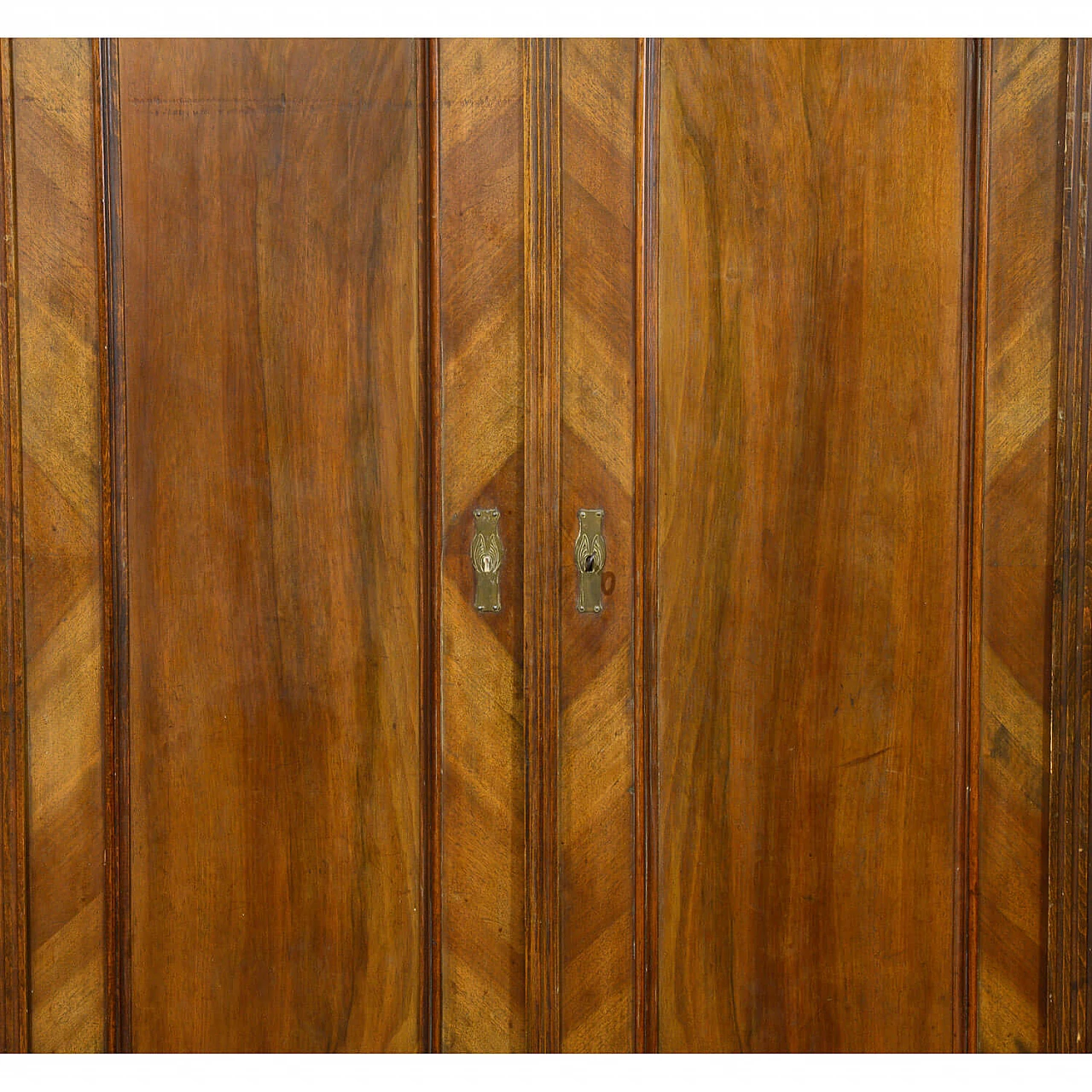 Closet with 2 doors in walnut, solid walnut and fir, 19th century 1322717