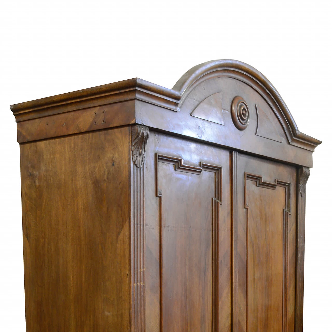 Closet with 2 doors in walnut, solid walnut and fir, 19th century 1322720