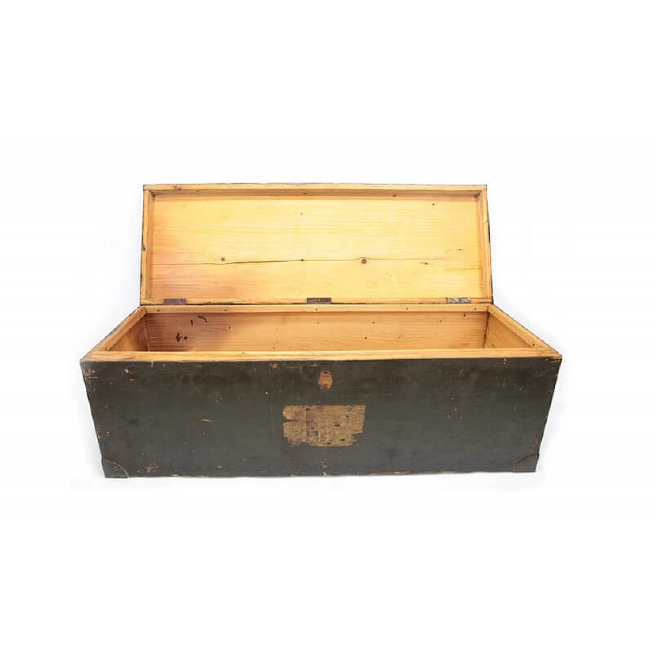 Traveling trunk in spruce and metal, 20s 1322723