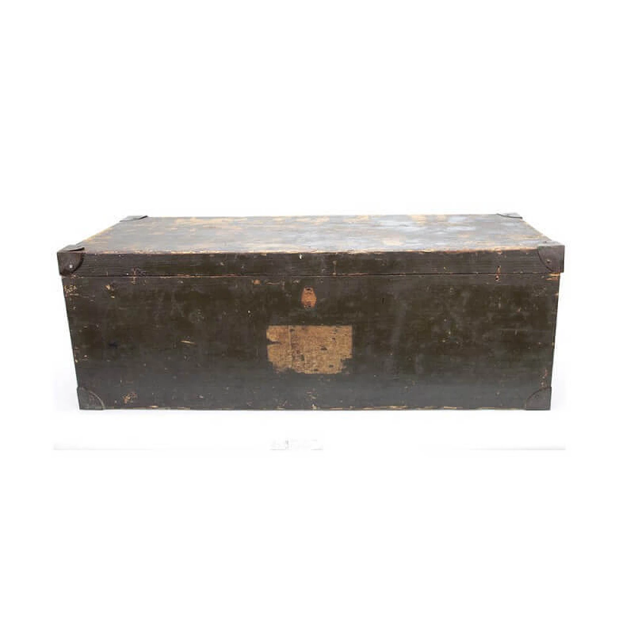 Traveling trunk in spruce and metal, 20s 1322724