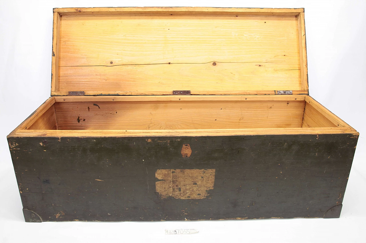 Traveling trunk in spruce and metal, 20s 1322729