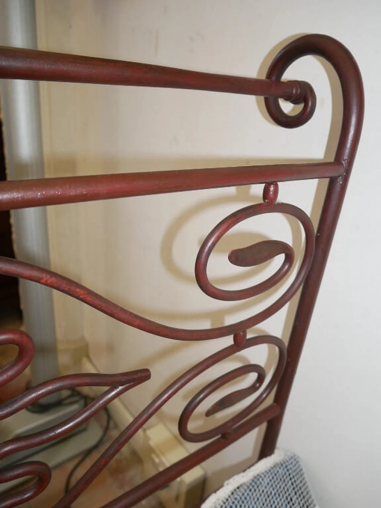 Antique single bed in wrought iron, 19th century 1322834