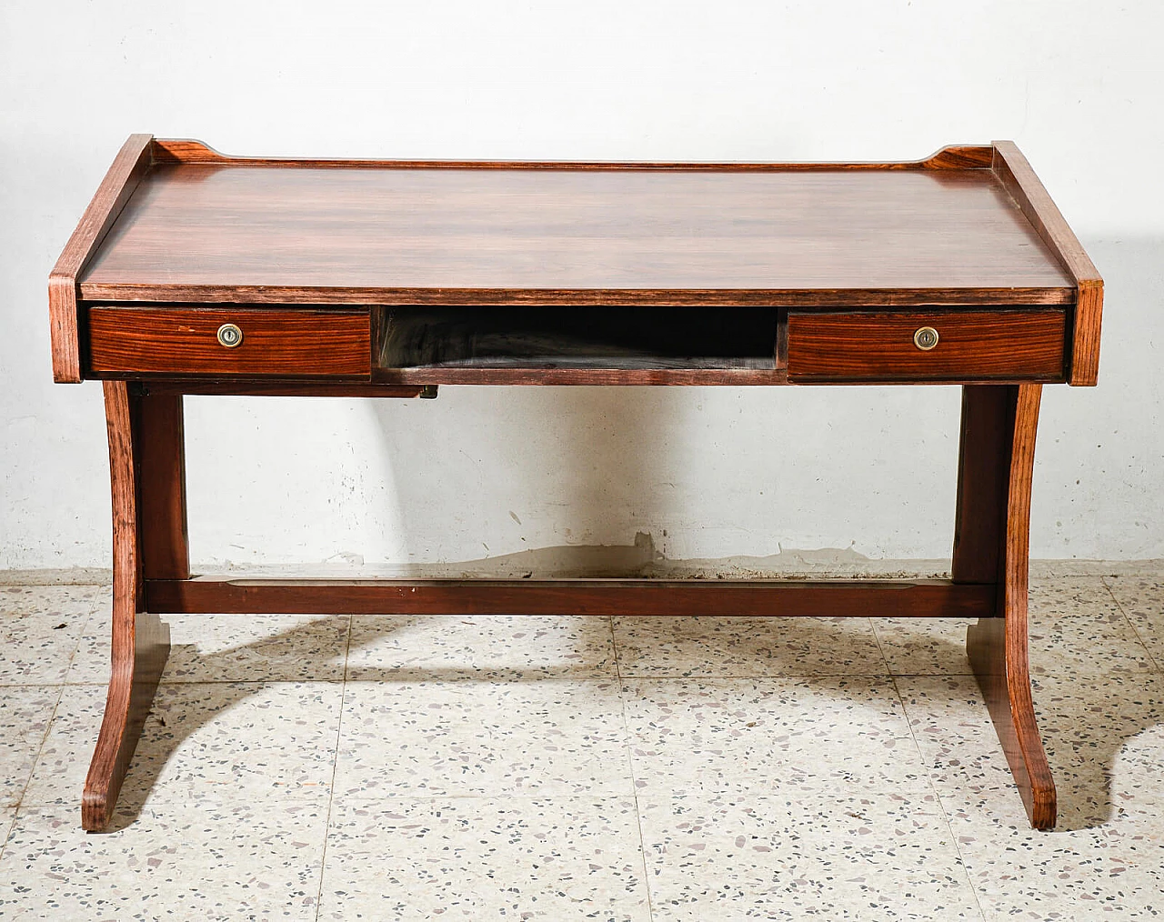 Desk in laminate with 2 drawers, 60s 1322870