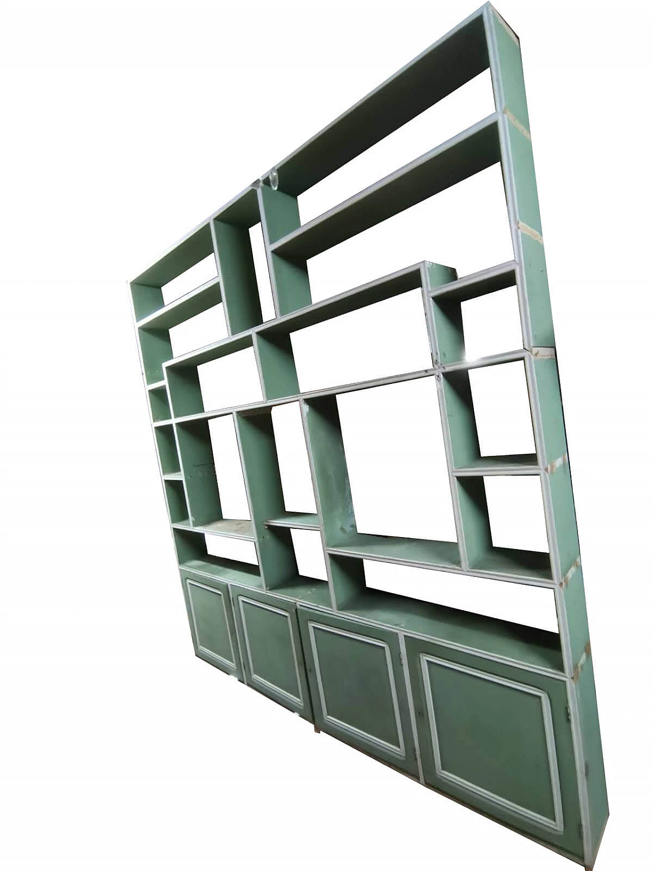 Libreria in abete massello, anni '50 1323797