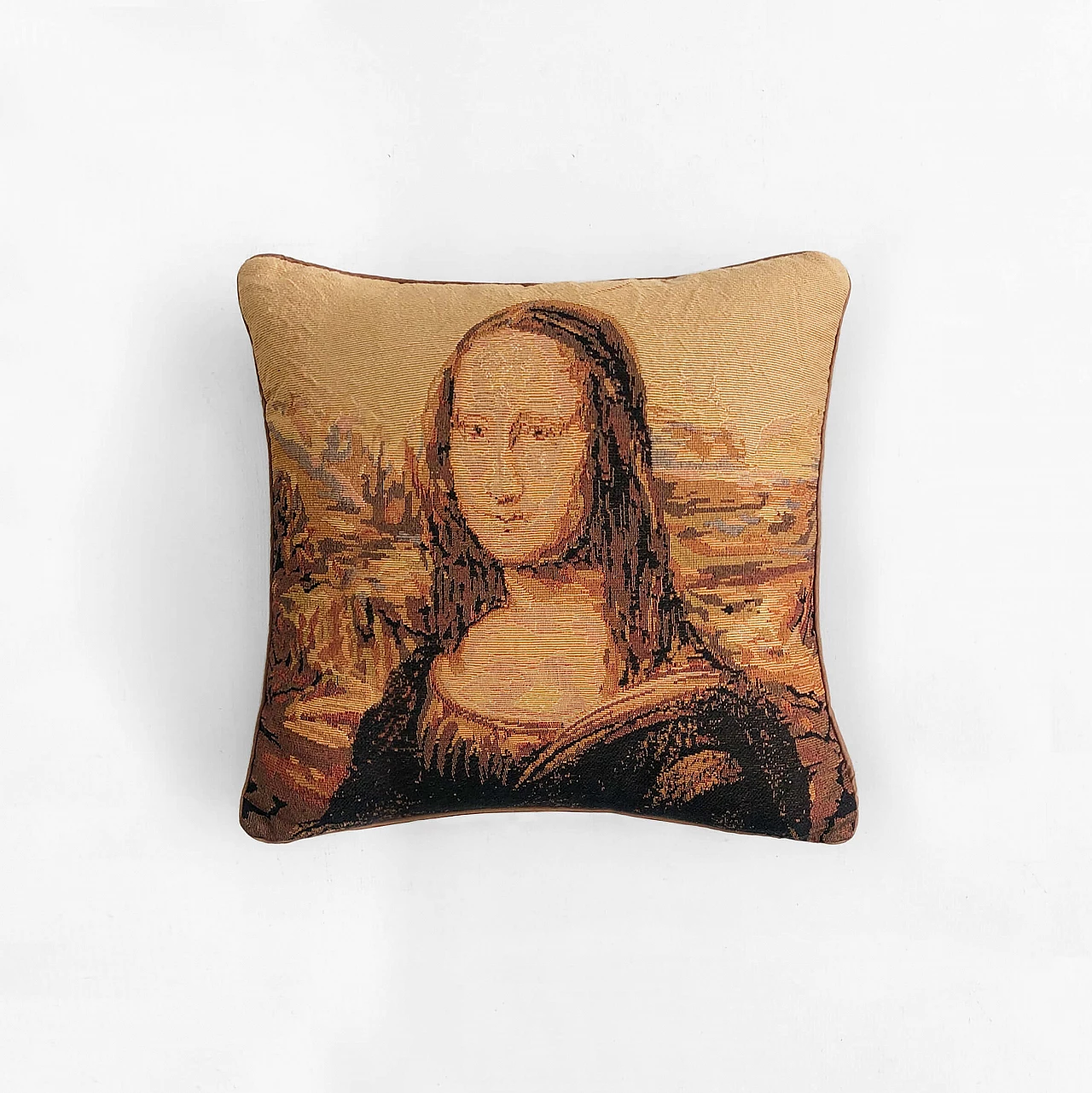 Mona Lisa souvenir cushion, 1970s 1323842