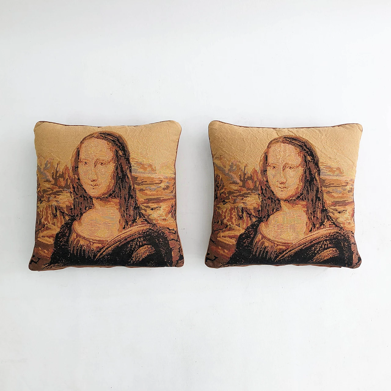Mona Lisa souvenir cushion, 1970s 1323843