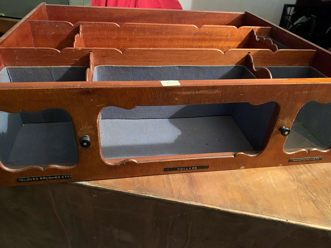 English wardrobe with internal compartments, 1920s 1323907