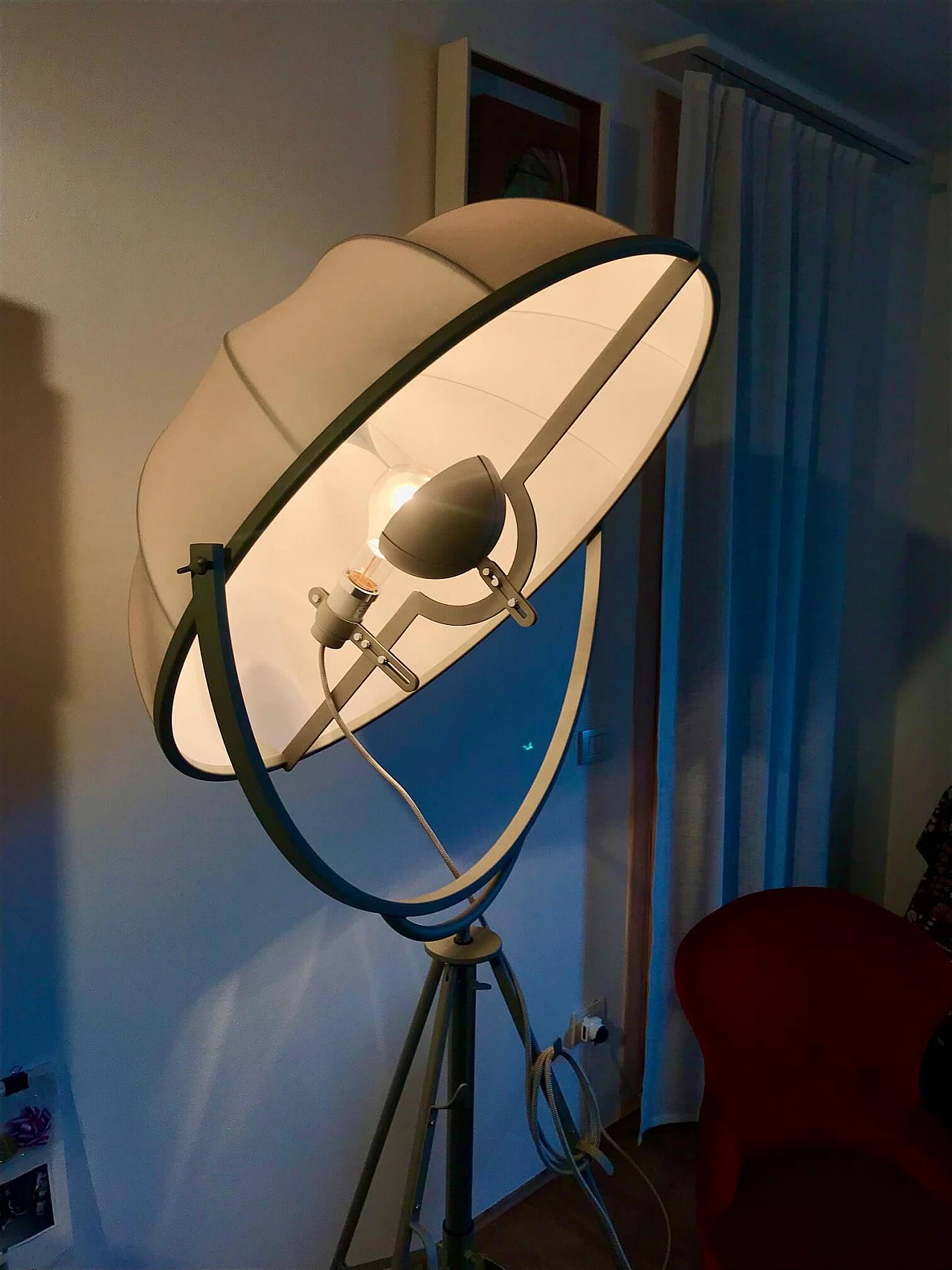 Lampada cavalletto Fortuny di Mariano Fortuny per Pallucco, anni '80 1324291