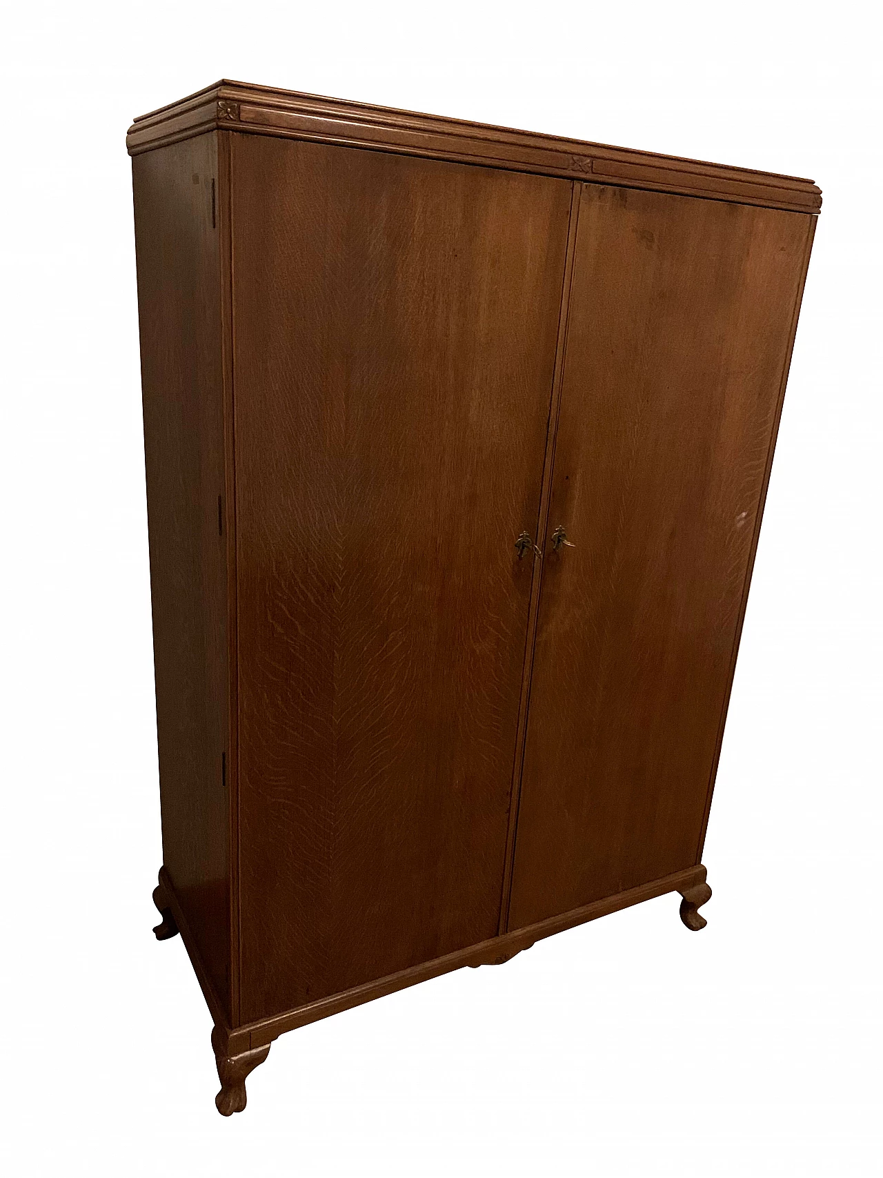 English wardrobe with internal compartments, 1920s 1324296
