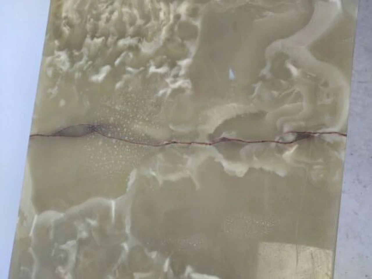 English Regency style coffee table with onyx top, 1950s 1324303