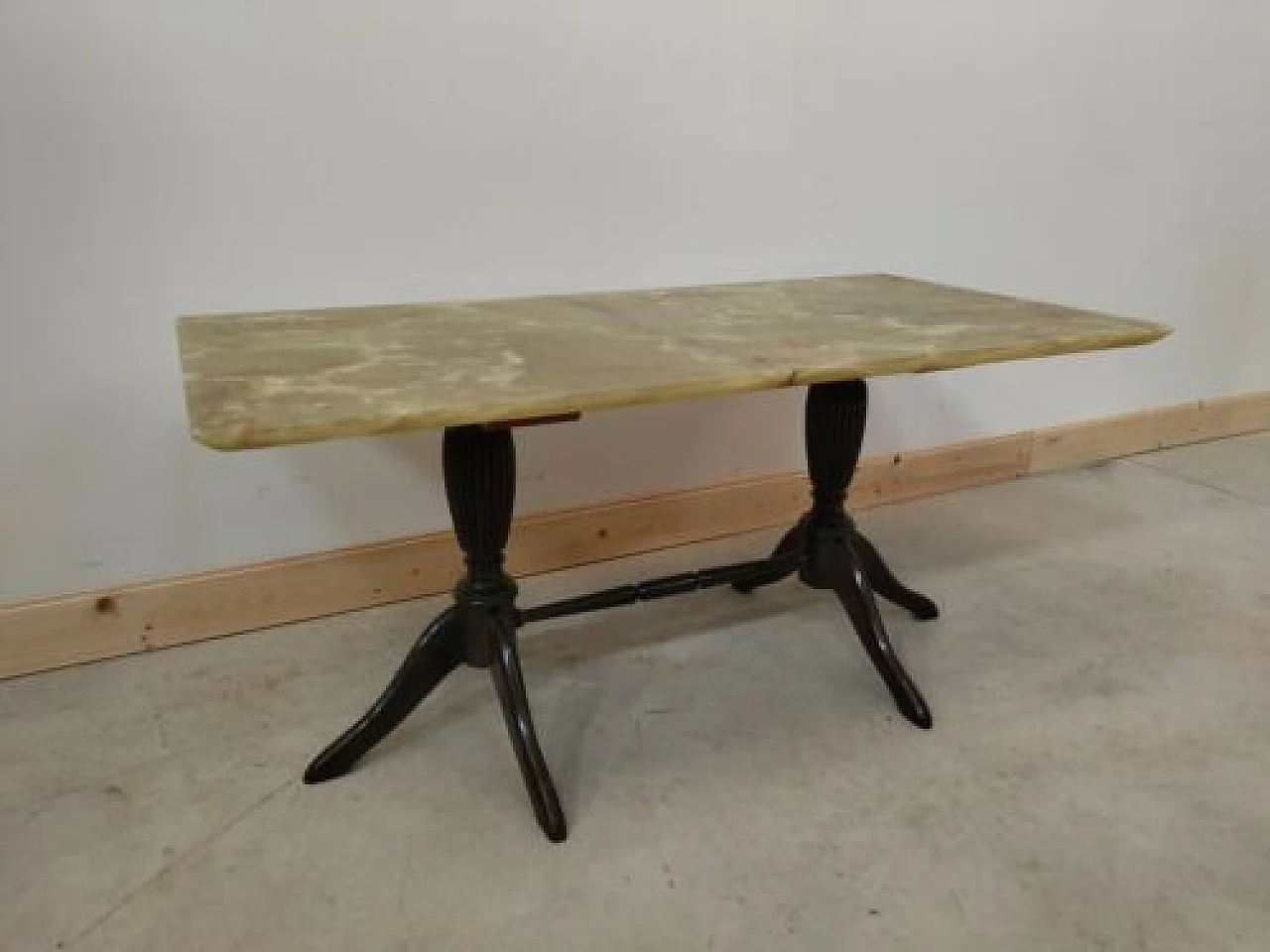 English Regency style coffee table with onyx top, 1950s 1324307
