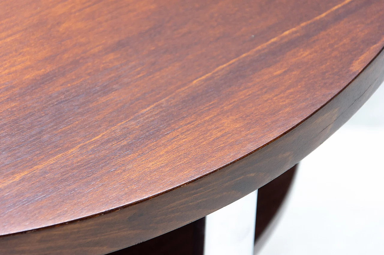 Chromed Bauhaus coffee table by Robert Slezak, 1930s 1324670