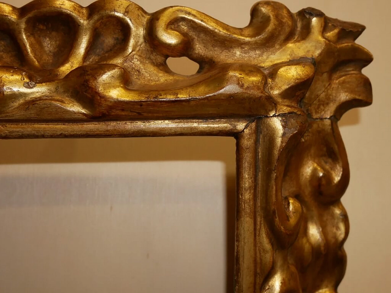 Carved and gilded frame, 18th century 1324772