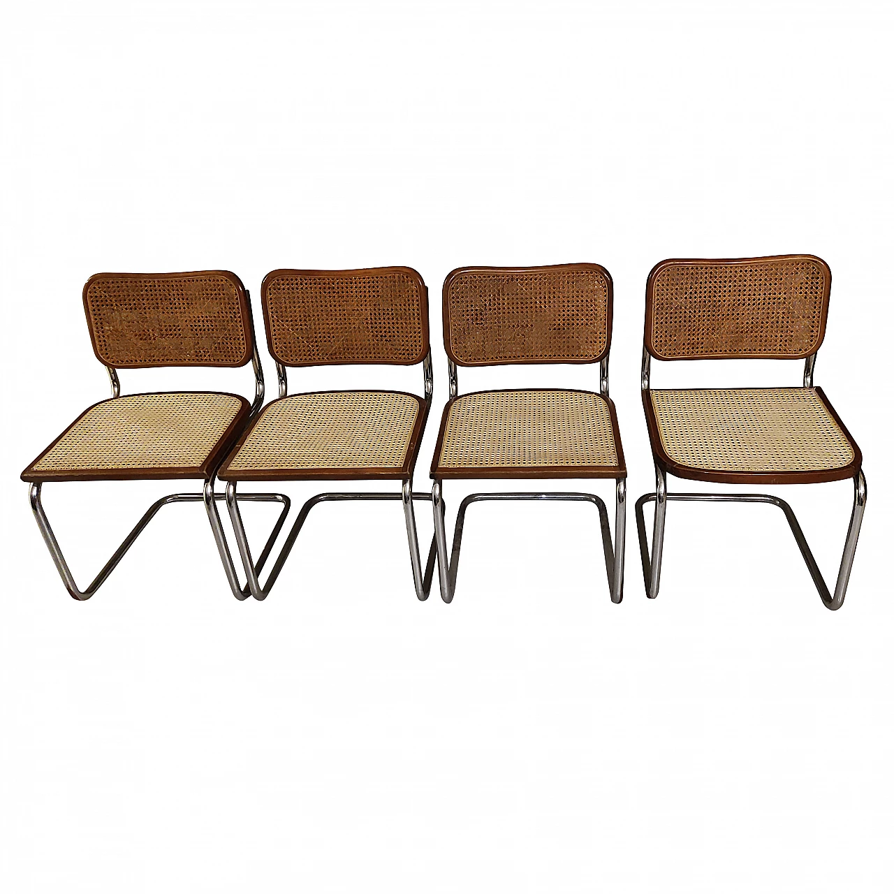 4 Cesca Chairs by Marcel Breuer, 1960s 1325177