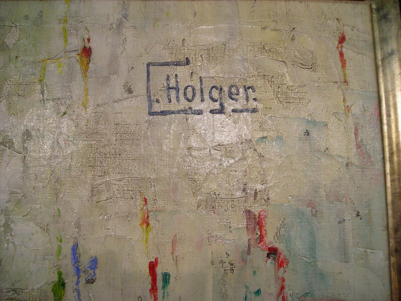 Dipinto olio su tela di Fisher Carl Holger 1325214
