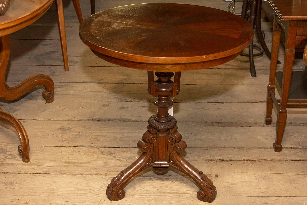 Austrian oak seccessionist table, early '900 1326271