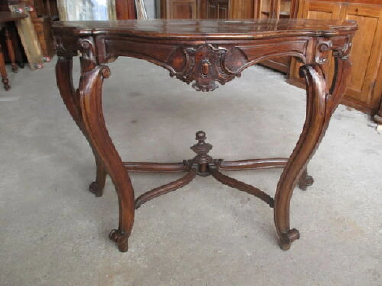 Louis Philippe walnut console table, mid-19th century 1326813