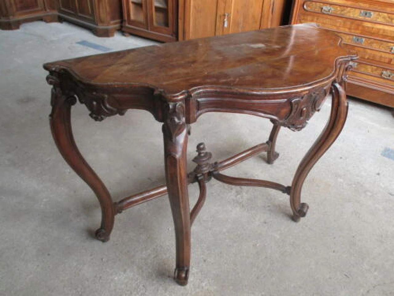 Louis Philippe walnut console table, mid-19th century 1326814