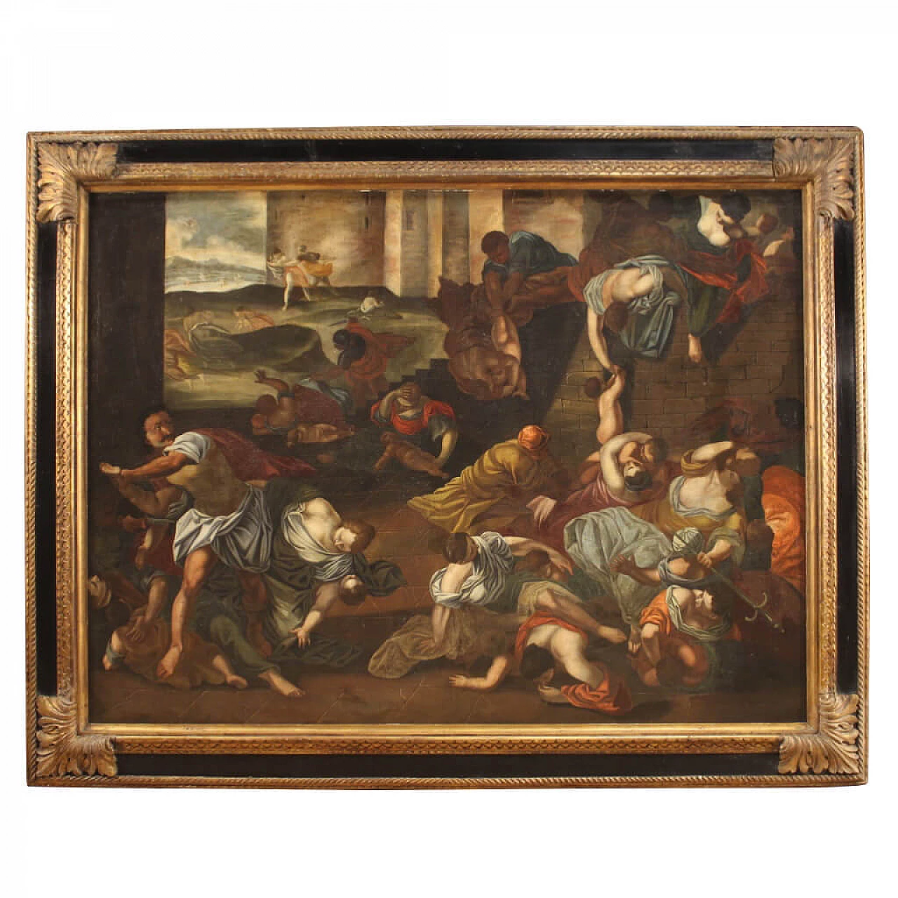 Painting depicting the Massacre of the Innocents, oil on canvas, 17th century 1327114