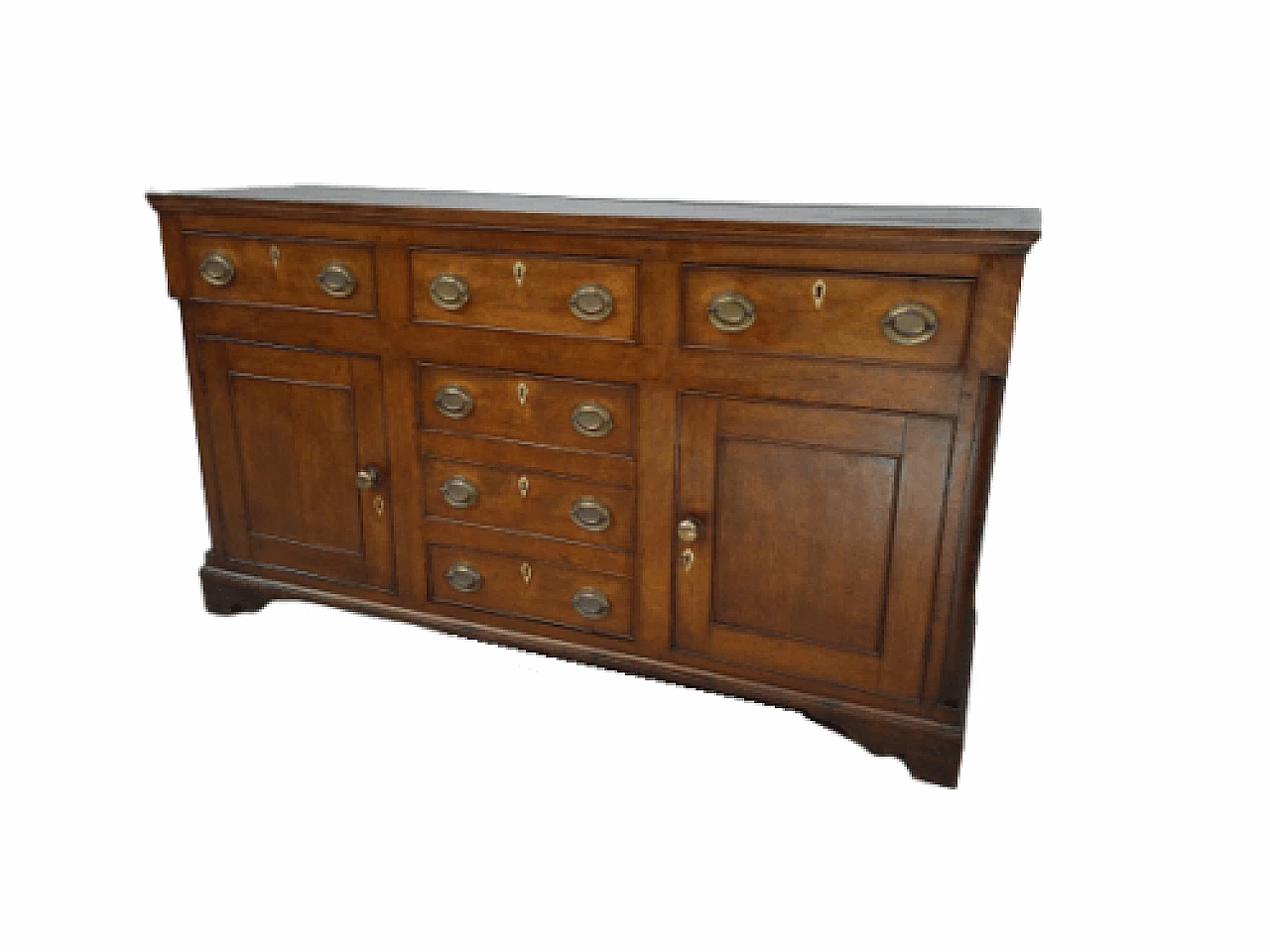 Credenza inglese in rovere, seconda metà dell'800 1327120