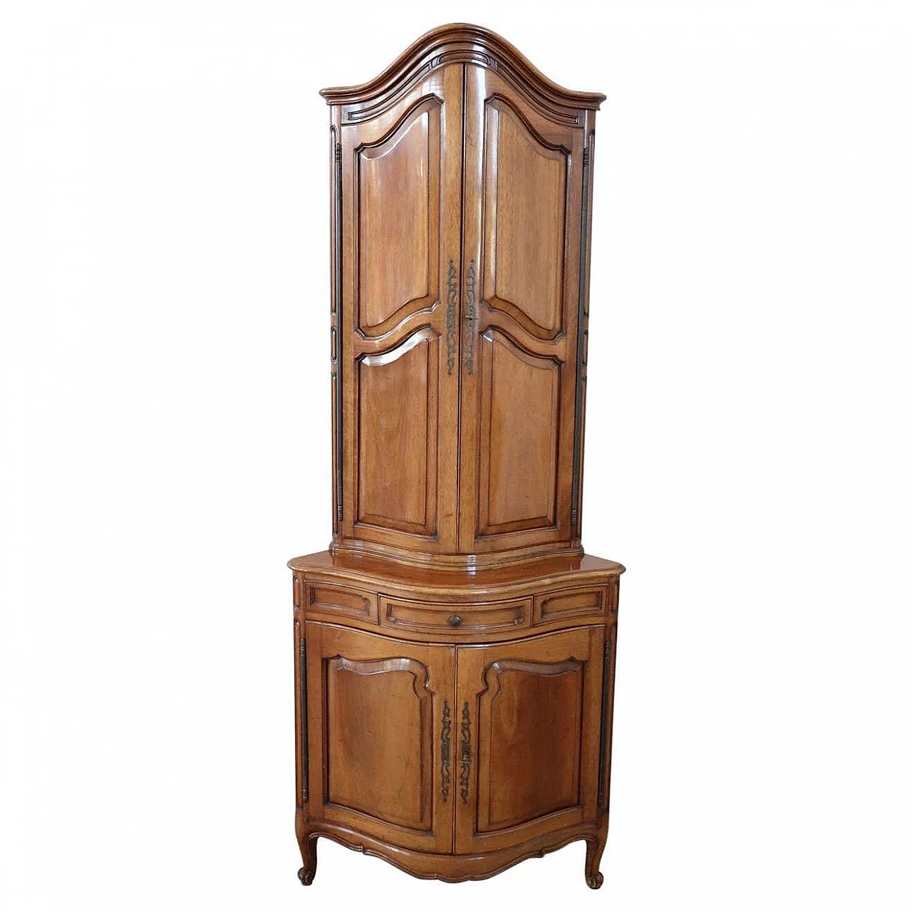 Angoliera in stile provenzale in noce massello 1327924