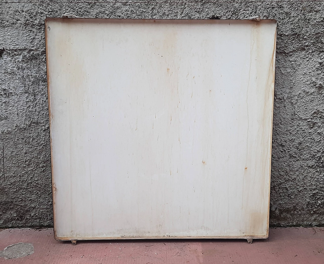 Insegna Coca Cola in metallo smaltato di Smalterie Lombarde, anni '60 1328854