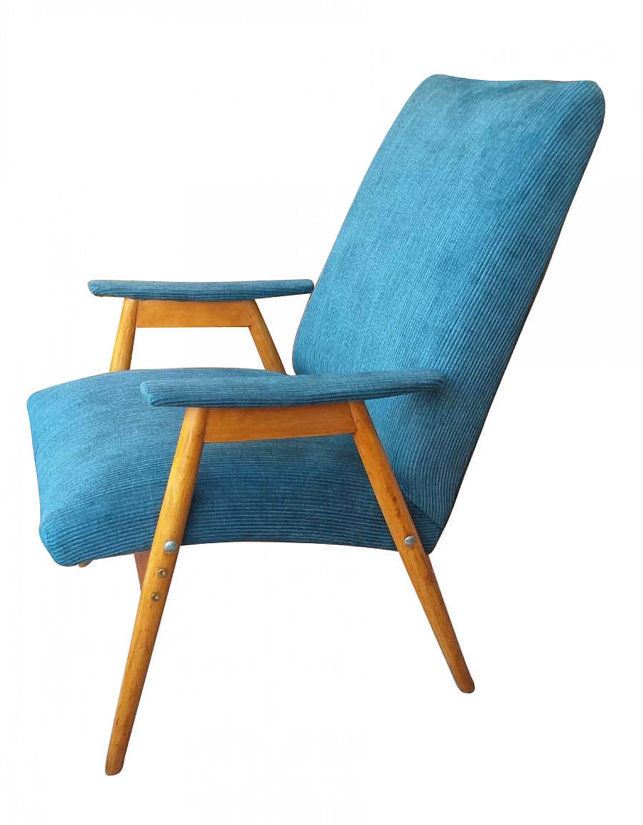 Danish beech armchair, 1970s 1329413