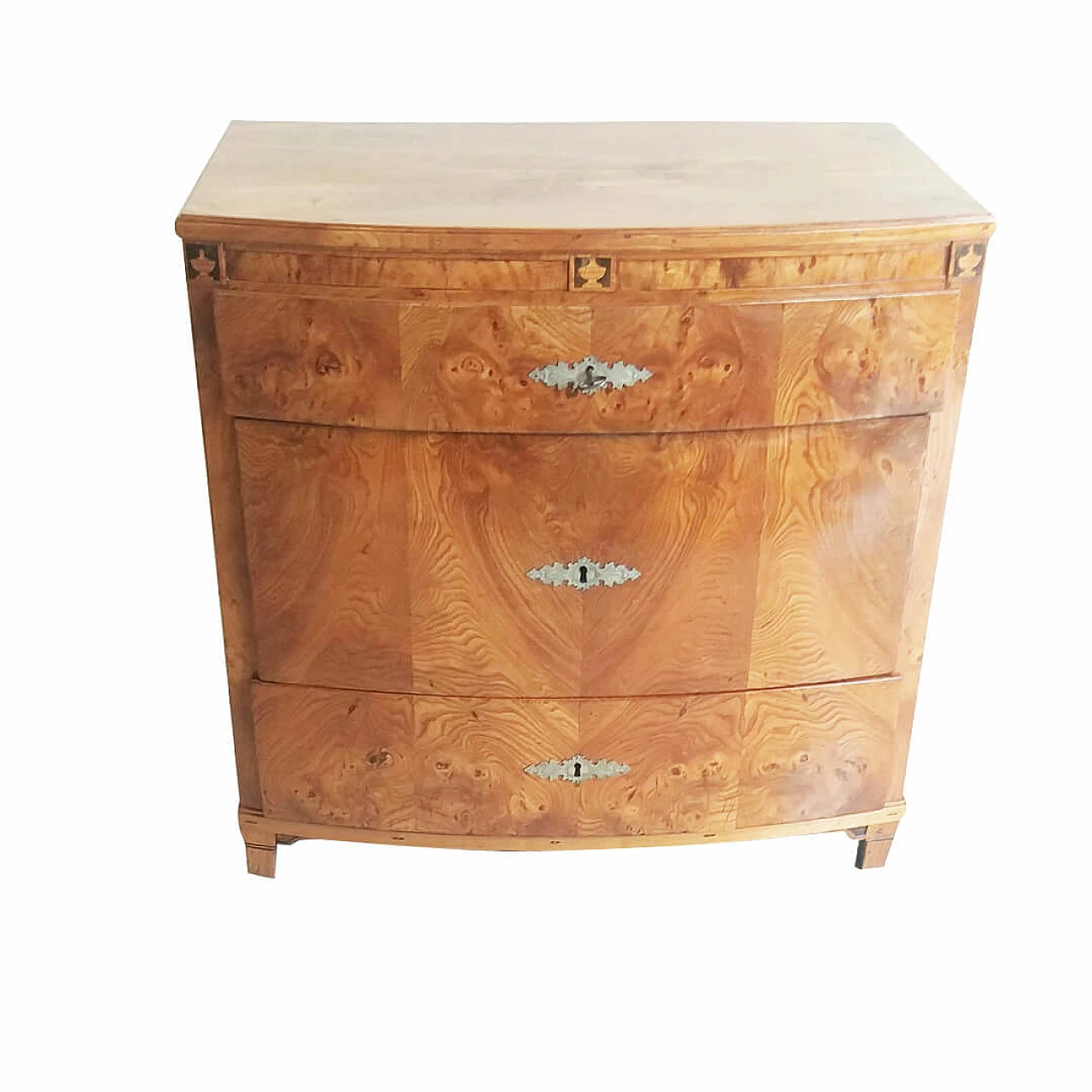 Comò Biedermeier in olmo, metà '800 1329432