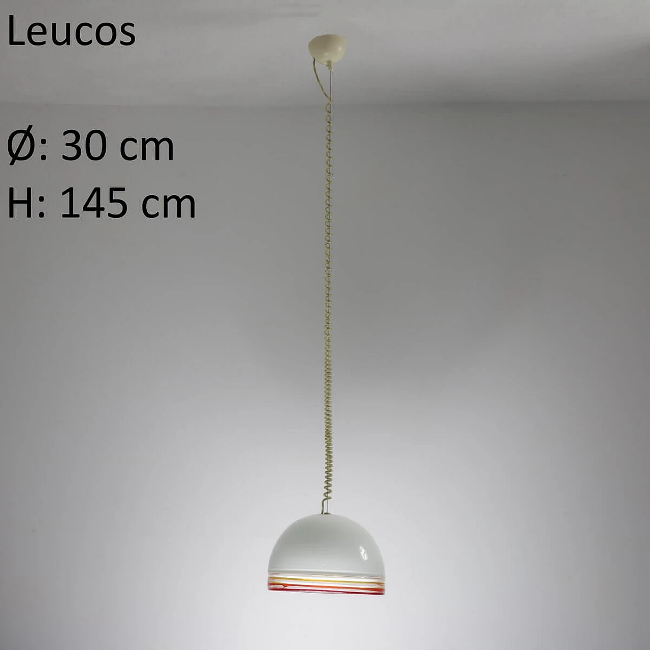 Febo glass chandelier by Roberto Pamio and Renato Toso for Leucos, 1970s 1329667